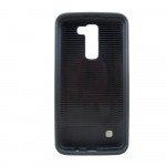 Wholesale LG Tribute 5 K7 Iron Shield Hybrid Case (Silver)